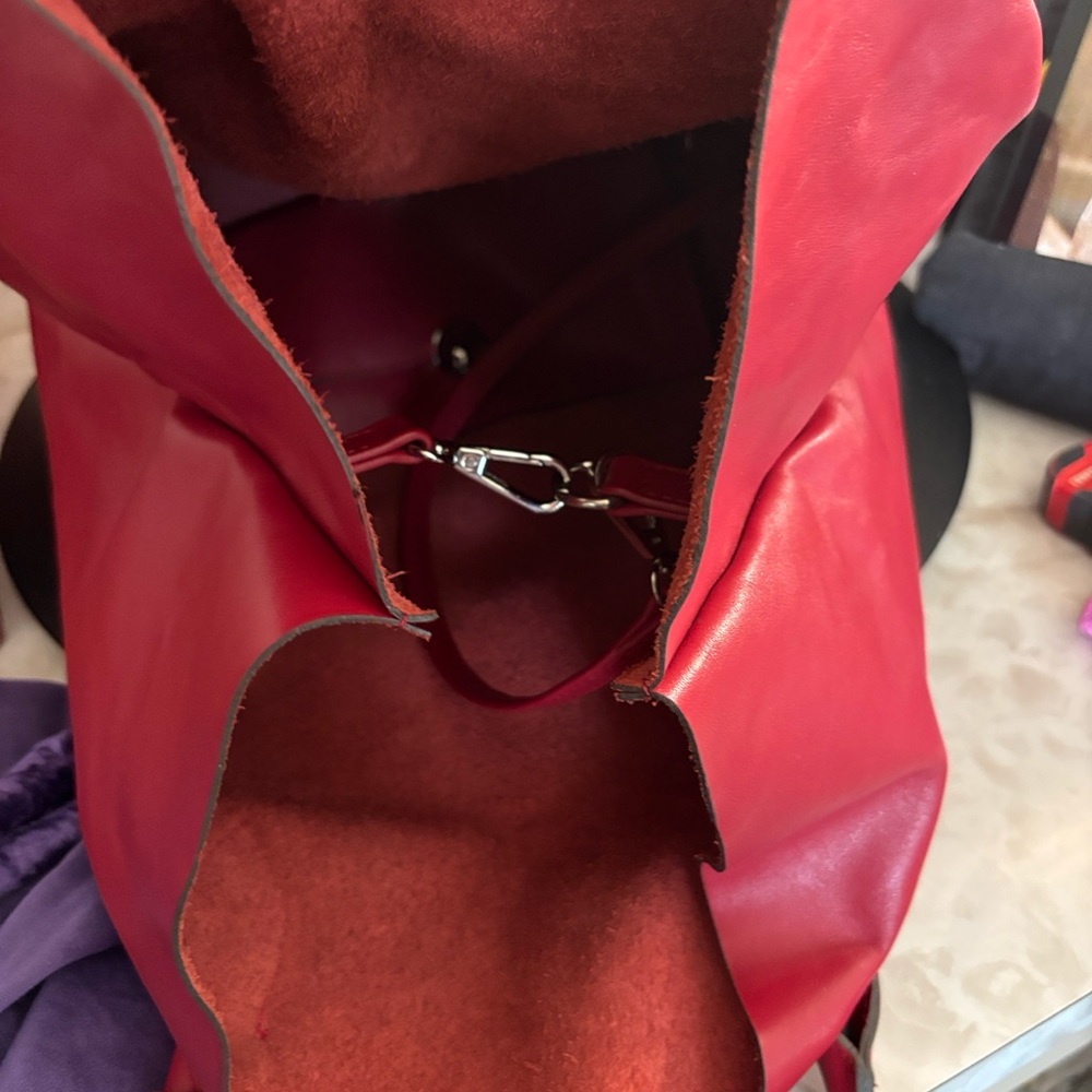 VIA TORNABUONI made in ITALY Genuine Leather Shoulder Bag Tote Bag & Clutch - Picture 7 of 7